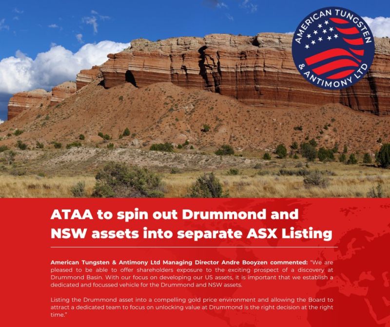Image for the Tweet beginning: ATAA intends to spin out