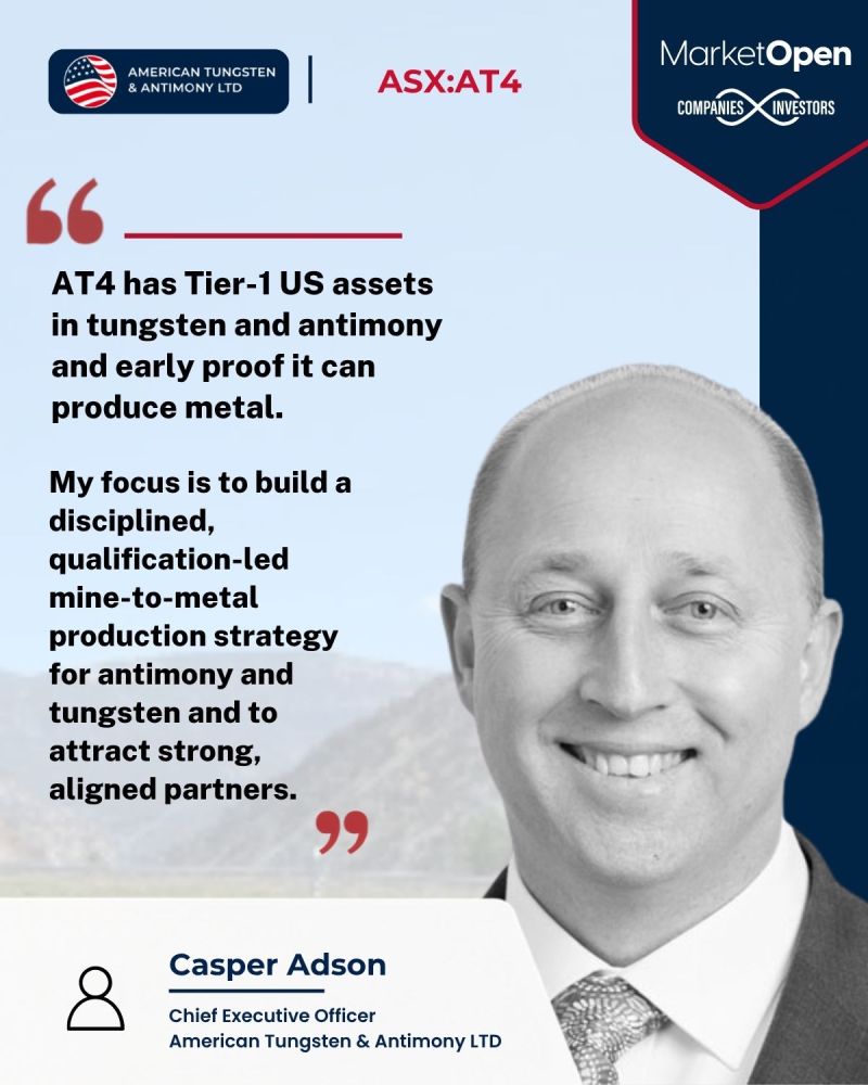 Image for the Tweet beginning: American Tungsten &amp; Antimony introduces